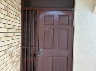 玄関ドア　塗装